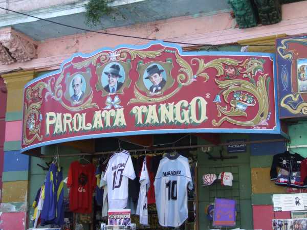 Negozio sul Caminito alla Boca
